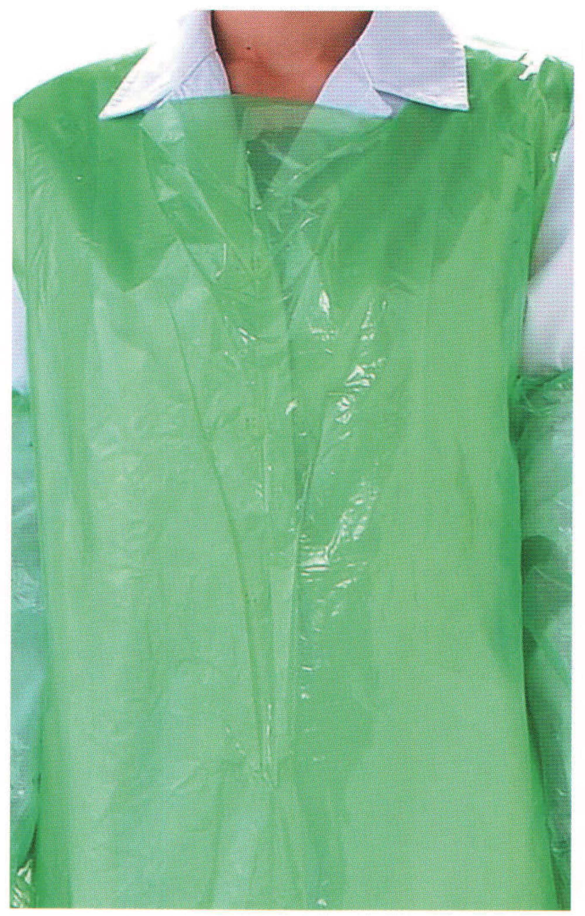 ダック OA501G カラーエプロン ロング 緑（1000枚入）