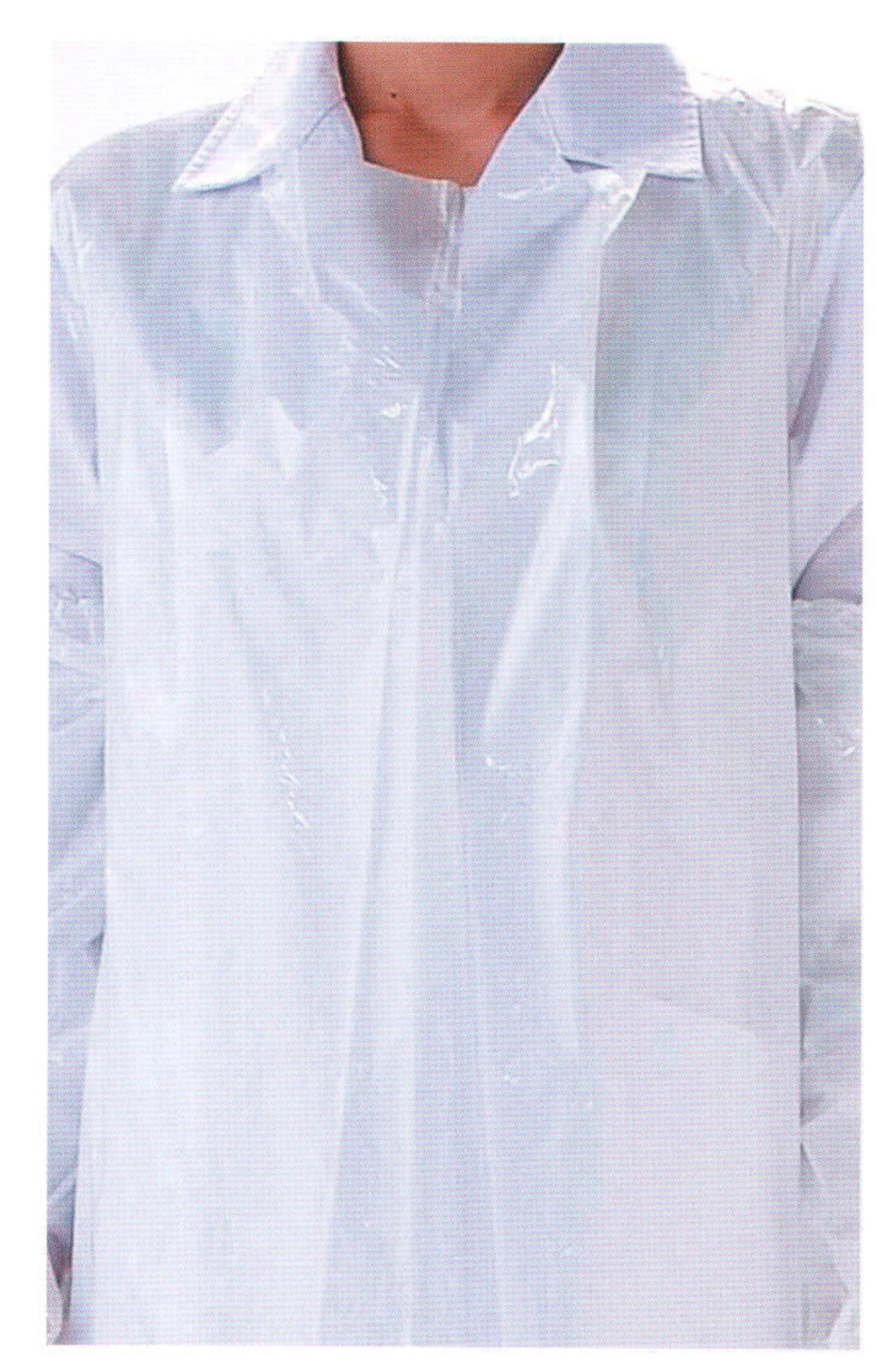 ダック OA501W カラーエプロン ロング 白（1000枚入）