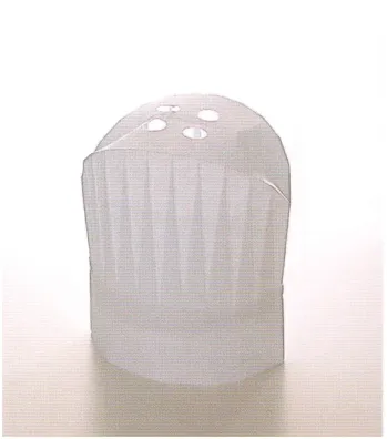 厨房・調理・売店用白衣 キャップ・帽子 ダック PH-15NT パリスハット 25cm 深折り（50枚入） 食品白衣jp