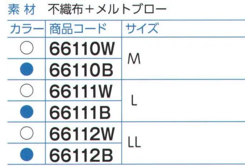 ダック 66111 帯電帽つば付（Lサイズ/200枚入） つばがあり、見栄えが良い商品です。一目につく作業をする方にお勧めです。帯電加工を施した不織布で作られたキャップで毛髪・フケの落下を高いレベルで防止。スパンボンド、メルトブローの2層構造。数回は水洗い可能（洗濯ネット使用、弱水流、洗剤はなるべく使用しないで下さい）です。白・青の2色を使用することにより、シフト管理や交換時期の確認に役立ちます。※200枚（20枚×10）入りです。※この商品は、ご注文後のキャンセル・返品・交換ができませんので、ご注意下さいませ。※なお、この商品のお支払方法は、先振込（代金引換以外）にて承り、ご入金確認後の手配となります。 サイズ／スペック