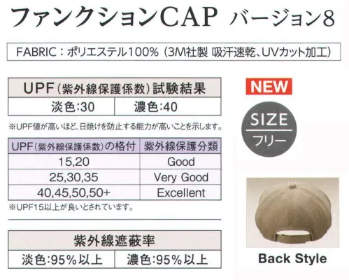 ダイキョーオータ FC8-802 ファンクションCAP バージョン8 丸みのあるフォルム。 サイズ／スペック