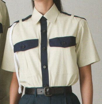 セキュリティウェア 半袖シャツ ダルトン G205 半袖シャツ（男女兼用） 作業服JP