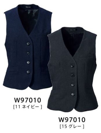 ブレザー・スーツ ベスト ダルトン W97010 レディスベスト 作業服JP