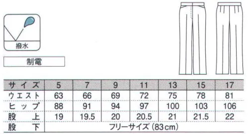 ダルトン 7025 レディススラックス 吹奏楽団（ブラスバンド）、合唱団、クラブ・サークル、イベント司会、イベント案内係など、イベントシーンにおすすめのユニフォームです。 サイズ／スペック