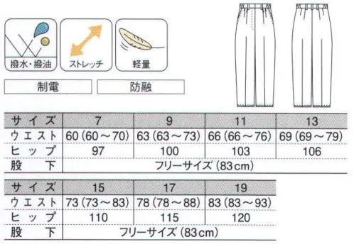 ダルトン 7925 レディスパンツ ドライバースーツ。狭い空間も、しなやかに。肩やウエスト部に異素材を使用するなど、細やかな工夫でスムーズな動きをサポート。快適な車内環境づくりにお役立てください。また、安全性を高める防刃ベストもご用意しています。 サイズ／スペック