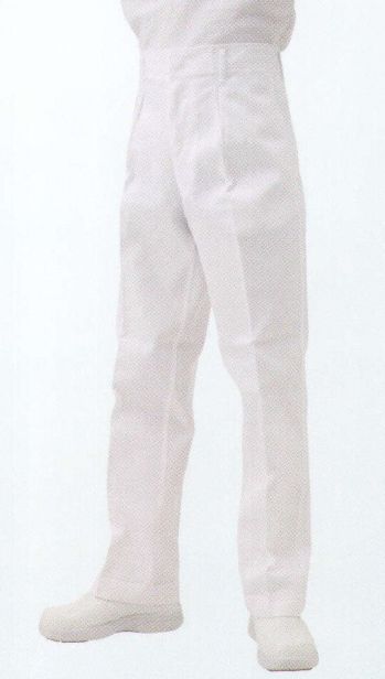 大丸白衣 SP128F メンズスラックス(裾ダブル) 