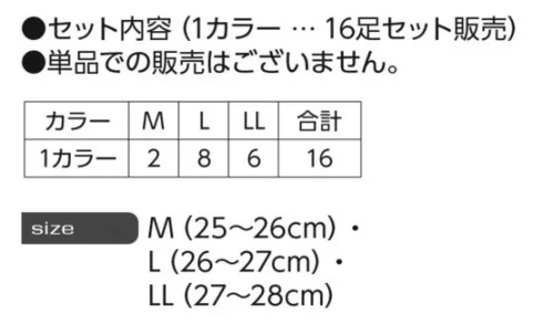 イーブンリバー ERS04 ワークサンダルPro 日常使いから仕事後のくつろぎの時間まで、幅広いシーンで活躍するサンダルです。高弾力の優れたクッション性と、軽い履き心地が特徴です。【販売形態】セット販売1カラー/16足単位/3サイズ【セット内容】M…2足L…8足LL…6足計16足【サイズ目安】M:25～26cmL:26～27cmLL:27～28cm※ご注意!!こちらの商品は、1カラーあたり16足でのセット販売のみとなります単品・単品サイズでのご購入はできませんので、あらかじめご了承ください。 サイズ／スペック