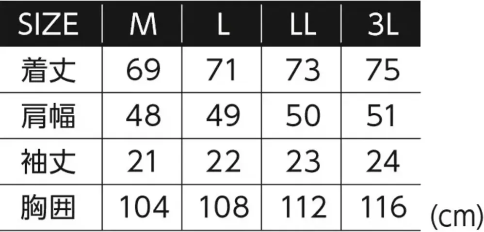 イーブンリバー GRM16 マックスクールポロシャツ サイズ・スペック