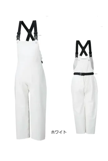 食品工場用 ツナギ・オーバーオール・サロペット 船橋 PT-22 タフブラードサロペットタイプ（受注生産／10枚入） 食品白衣jp