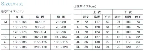 船橋 FS-1000 スインクロス レインスーツ 超軽量。動き易さを追求。多機能で動き易いオールラウンドなレインウェアー。立体裁断がストレスのない動きを実現、スマートなデザインにより、幅広いシーンに活躍。便利な機能が充実。●ムレを防止する前抜き。●ズボン裾マチファスナー付き。●リップストップナイロン裏地。●超軽量ポリウレタンコーティング。●巻き込み式フード。●裾口ベルクロ調節。●腕がつっぱらないノーフォーク仕様。特殊カッティングで腕の動きがスムーズ。※この商品はご注文後のキャンセル、返品及び交換は出来ませんのでご注意下さい。※なお、この商品のお支払方法は、先振込（代金引換以外）にて承り、ご入金確認後の手配となります。 サイズ／スペック