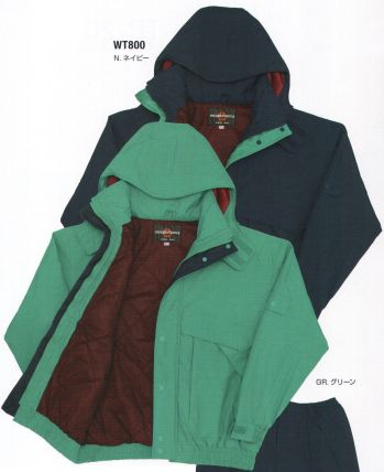 メンズワーキング 防寒ジャケット（ブルゾン・ジャンパー） フジダルマ WT800 防寒ブルゾン 作業服JP