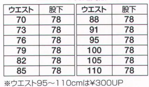 フジダルマ 2009 ツータックカーゴスラックス ワンランク上の素材で動きやすさと使いやすさを追及した地球にやさしいエコ素材モデル。地球にやさしいエコ素材。動きやすさにも配慮。【KURASTAR クラスター】静電気帯電防止素材●有機導電性繊維「クラカーボ」のコロナ放電によって静電気を除去する効果を有しています。●下着素材の種類によるお影響が少なく、低温度でも十分な帯電防止効果があります。裏綿二重織物●表はポリエステル100％、裏はポリエステル65％・綿35％で機能性に優れています。●保温性・吸感性がよく、冬は暖かく快適な着心地です。【PYRIA5ピュリア5】撥水・吸水加工素材●表面は水をはじきますので、水性の汚れはハンカチなどで簡単に拭き取ることができます。●裏面は水をよく吸い取りますので、爽やかな着心地が得られます。 サイズ／スペック