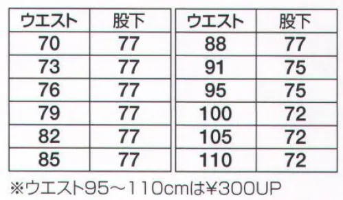 フジダルマ 3809 ツータックカーゴパンツ 高次複合二重織高級特化原綿を使用したスパン糸の二重織素材。不快なピリング、スナッギング、汚れ等を防ぎ、快適な着心地を持続します。上品な光沢、ボリュームのある感触。スパン糸ならではの豊かな素材感が生きるハイクオリティ素材です。※「AG アルペングリーン」は在庫限りです。 サイズ／スペック