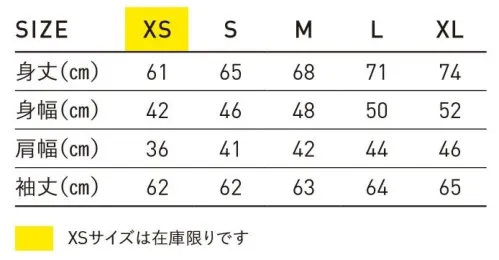 フェリック SZP-111 ジャージージップパーカ TRUSSSLIM FITTシャツ生地を使った、薄手のダブルジップパーカ。※「XSサイズ」は、販売を終了致しました。※「40 ベビーピンク」、「ディープパープル」は販売を終了致しました。※この商品はご注文後のキャンセル、返品及び交換が出来ませんのでご注意くださいませ。※なお、この商品のお支払方法は、先払いのみにて承り、ご入金確認後の手配となります。 サイズ／スペック