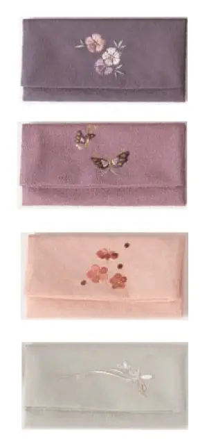 ちりめん刺繍入り念珠袋