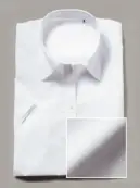 フレックスジャパン OHMF31 白ブロード 半袖