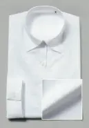 フレックスジャパン OMMF15 白ブロード 七分袖