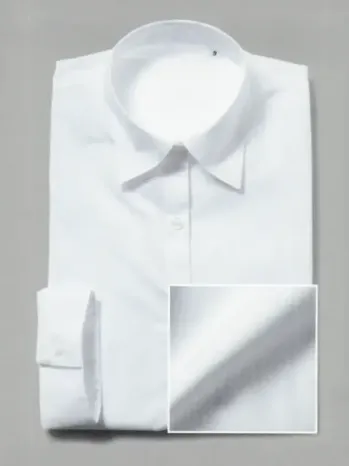 フレックスジャパン OMMF18 白ドビー 七分袖