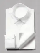 フレックスジャパン OOMF02 白パウダーサテン 長袖