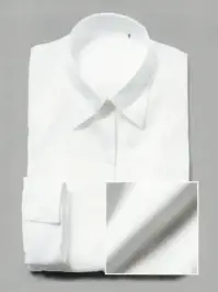 フレックスジャパン OOMF03 白パウダーサテン 七分袖