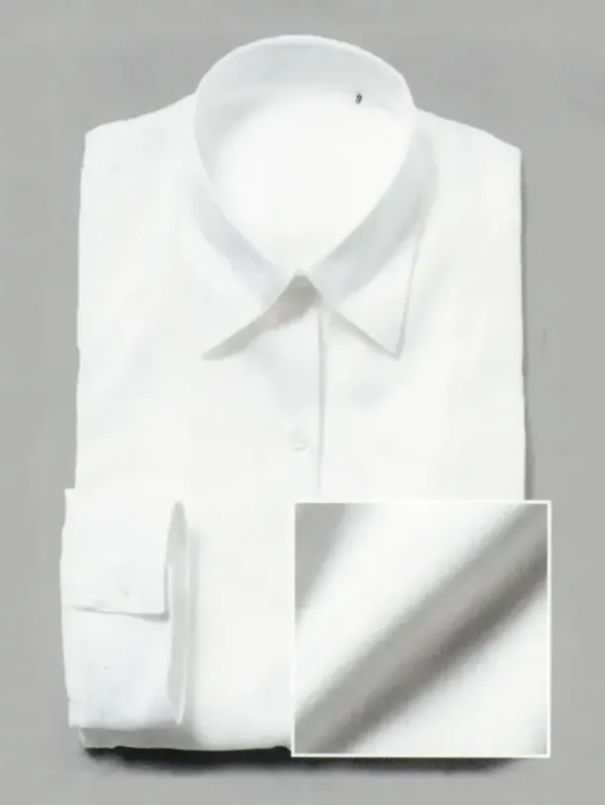 フレックスジャパン OOMF03 白パウダーサテン 七分袖