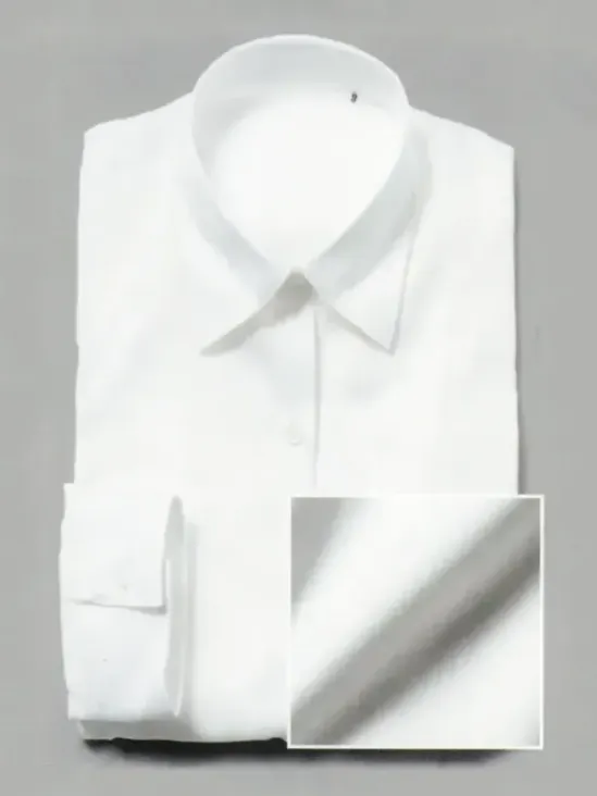 フレックスジャパン OOMF03 白パウダーサテン 七分袖