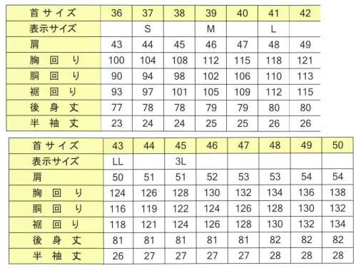 フレックスジャパン 005710 半袖ワイシャツ KOGEN ■形態安定シャツお洗濯メモ■○水またはぬるま湯に、合成洗剤を溶かして弱流水で洗って下さい。シャツだけをネットに入れた洗濯をおすすめします。○絞らずに釣り干しか、タンブル・ドライ（乾燥機）が理想的です。脱水される場合は15秒程度で御願いします。○ノーアイロンで着用して頂けますが、小じわが気になる時でも簡単なアイロン掛けできれいに仕上がります。アイロン掛けは中温（140℃～160℃）で行って下さい。高温では縮み、変形が発生する恐れがありますのでご注意下さい。※この商品は、ご注文後のキャンセル・返品・交換ができませんので、ご注意下さいませ。※なお、この商品のお支払方法は、先振込（代金引換以外）にて承り、ご入金確認後の手配となります。 サイズ／スペック