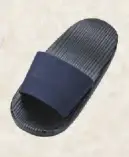 風香 CU-8045-2 （10足入）黒塗りスリッパ下駄 青（受注生産）