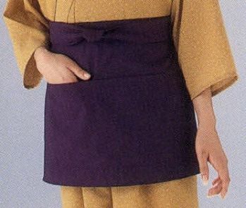 風香 EP-7513 ショート丈エプロン 日本の伝統美を豊かに演出する。ぬくもりを感じる作務衣スタイル。カジュアルでありながらきちんとした印象をあたえ、日本の美しさを心地よく魅力的におもてなしの心にそえてお届けします。●ここが魅力！1．ユニセックス 男女兼用で着用いただけるスタイルなので、お店のイメージづくりがトータルにできて、印象ひときわ！2．アクティブ 簡単に着用でき動きやすいので、年輩の方はもちろん若い方にも好評。3．イージーケア ポリエステル100％でシワになりにくく、丸洗いOK。