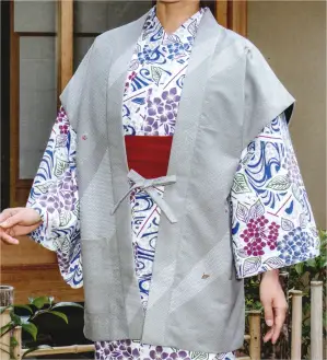 （20枚入）ちりめん陣羽織（やぶれ取り江戸小紋調）