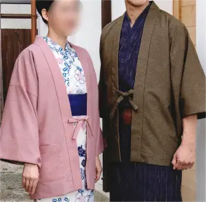 （20枚入）ちりめん羽織（縁起鮫小紋）
