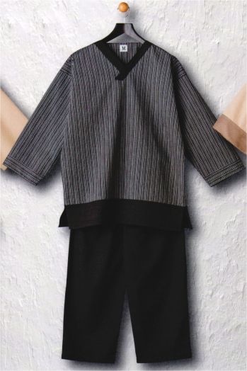 ジャパニーズ 作務衣・ジンベイ 風香 KA-001 V衿かぶり型パジャマ（受注生産／100枚～） サービスユニフォームCOM