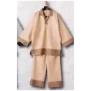 サービスユニフォームcom ジャパニーズ 作務衣・ジンベイ 風香 KA-005 （100枚入）シャツ衿かぶり型館内着（受注生産）