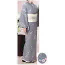 サービスユニフォームcom ジャパニーズ きもの 風香 KI-1083 単位着物（四季花）