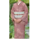 サービスユニフォームcom ジャパニーズ きもの 風香 KI-1085 単位着物（桜ぼかし流れ）