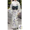 サービスユニフォームcom ジャパニーズ きもの 風香 KI-1701 単位着物（華菊）