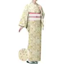 サービスユニフォームcom ジャパニーズ きもの 風香 NI-3178 二部式着物（花七宝）