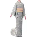 サービスユニフォームcom ジャパニーズ きもの 風香 NI-3179 二部式着物（花七宝）