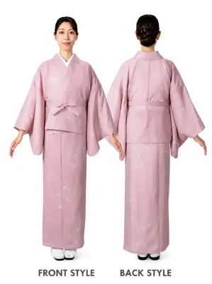 駒絽二部式着物（燕草）