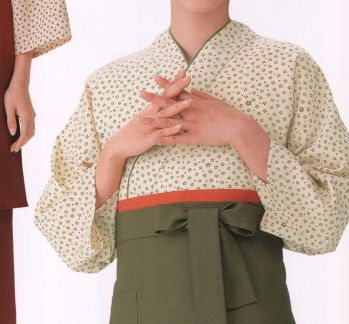 風香 SJ-4049 作務衣・上着（姫桜） 着やすさ、お洒落感を重視したこだわり着。「いらっしゃいませ」「ありがとうございます」日本のこころとぬくもりの心を布に託して。おもてなし着でお出迎え。さり気ない個性とスタイルを演出。おもてなし着のテイストが、お客様への印象につながり、お店のイメージアップに貢献。古き良き和のテイスト、程よく流行を取り入れ装いの個性がコーディネートで表現しやすくなっています。自由に組み合わせておしゃれをお楽しみください。●イージーケア:ポリエステル100％でシワになりにくく、丸洗いOK。（ネットを着用して下さい。）●丈夫で長持ち:破けにくくユニフォームに適応した生地を使用。色落ちも少なく長く綺麗に着用できます。縫製面ではミシン仕立て中心で型くずれやほつけの心配がございません。