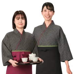 作務衣・上着（氷割れ市松）