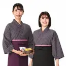 風香 SJ-4080 作務衣・上着（氷割れ千鳥）