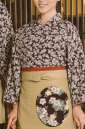 風香 SJ-4313 作務衣・上着（桜と楓） 彩り豊かなスタイルを。着姿はもちろん、動きやすく、接客しやすいのが作務衣です。日本の心とぬくもりの心。布に託しておもてなし着でお出迎え。