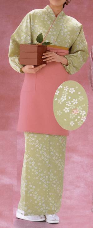 茶羽織・スカートタイプ（桜）