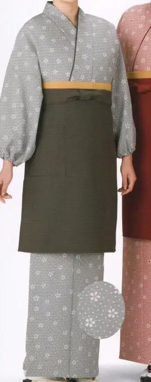 茶衣着・スカートタイプ（桜づくし）
