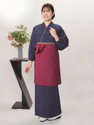 茶衣着・スカートタイプ（松葉散らし）