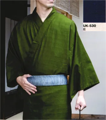 ジャパニーズ 浴衣 風香 UK-530 （40枚入）遠州織物無地浴衣（40枚入） サービスユニフォームCOM
