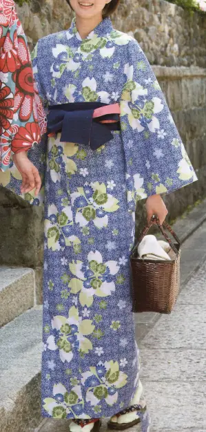 リネンゆかた（夜桜）