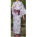 サービスユニフォームcom ジャパニーズ 浴衣 風香 YU-3724 リネンゆかた（あじさい）
