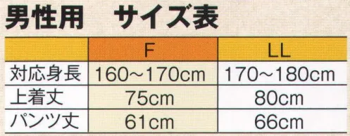 風香 JI-2781 ゆかた地作務衣 男性用(縞三日月） ゆかた地作務衣ができました！「おしゃれ浴衣」のこだわりはそのまま！肌に優しく吸湿性のよい浴衣と同じ生地を使用しました。動きやすく、楽にくつろげる作務衣。お客様のための「こだわり」は変わりません。●生地。T/C（ポリエステル30％・綿70％）のシルケット加工をした生地を使用しております。染色性向上の為にシルケット加工しておりますので光沢、寸法安定、吸湿性にも優れています。また、綿100％の生地より丈夫で縮み率も少ないのが特徴です。※実際の色、柄が異なる場合がございます。※生地の色柄や風合いを生かした染織のため、多少色ぶれが発生する場合があります。 サイズ／スペック